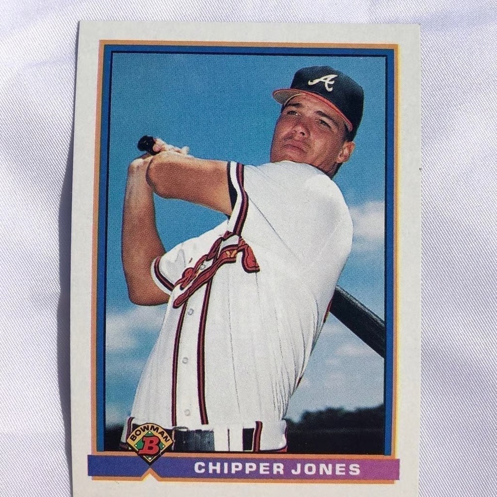 1991 Chipper Jones Debut Card by Bowman